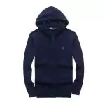 ralph lauren polo pull lambswool hoodie pony blue